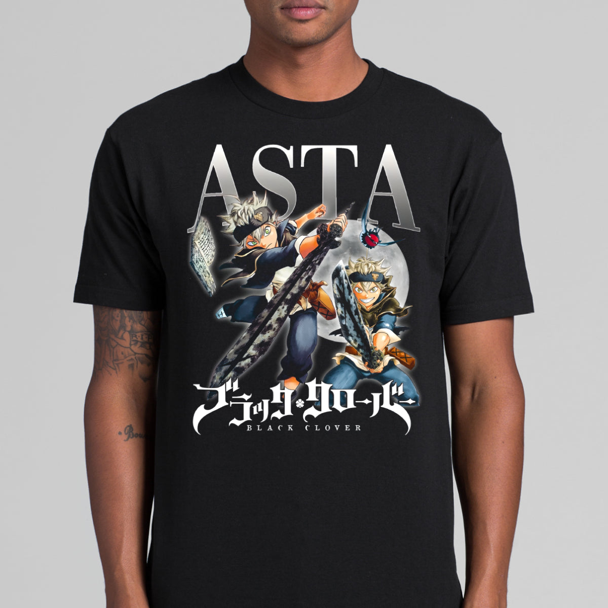 Black Clover Asta V3 T-Shirt Japanese Anime Tee