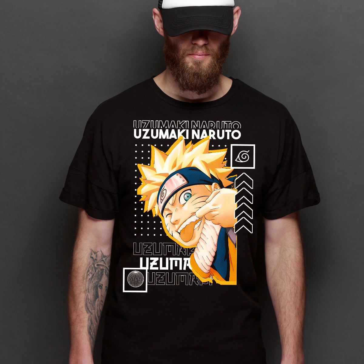 Naruto V19 T-shirt Japanese anime Tee