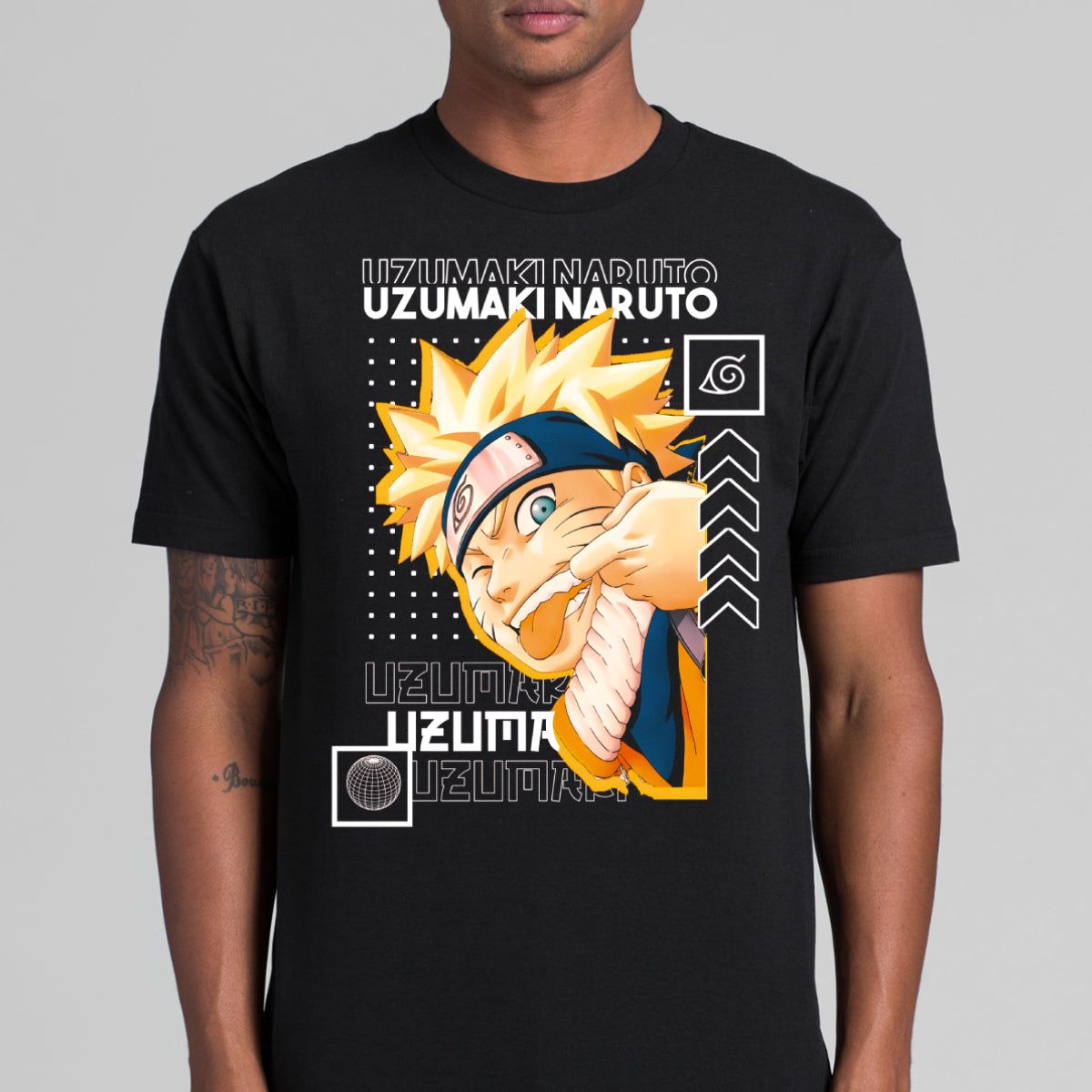 Naruto V19 T-shirt Japanese anime Tee