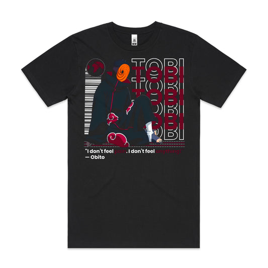 Naruto Akatsuki Tobi V3 T-Shirt Japanese Anime Tee