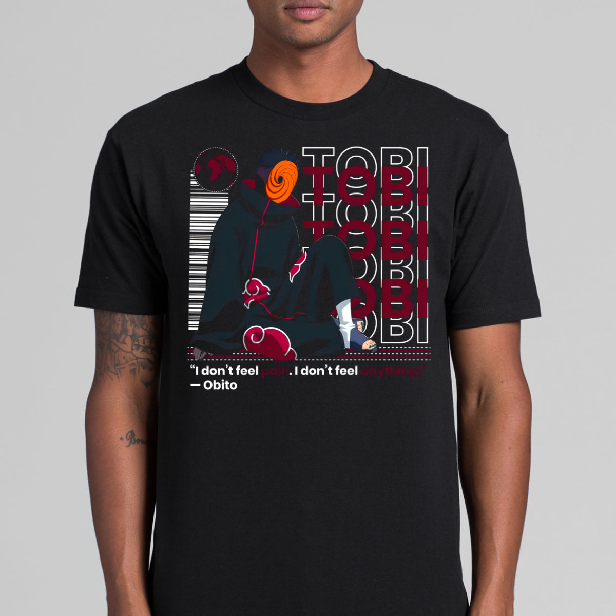 Naruto Akatsuki Tobi V3 T-Shirt Japanese Anime Tee