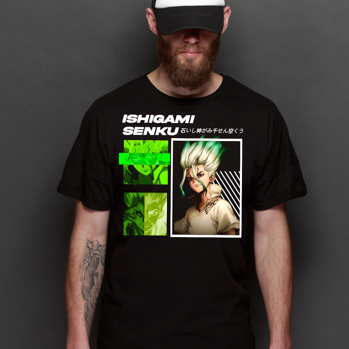 Dr. Stone Senku Ishigami T-shirt Japanese Anime Tee