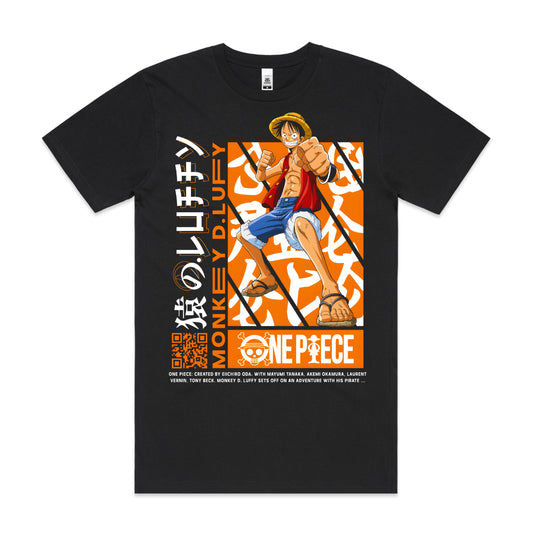 One Piece Luffy V32 T-Shirt Japanese Anime Tee