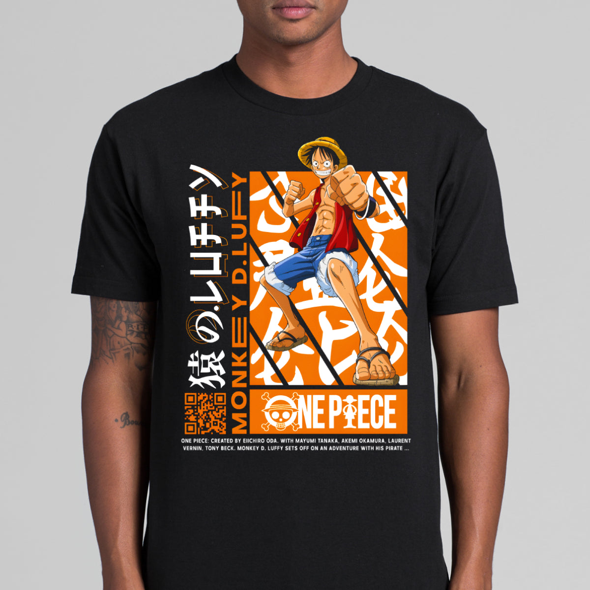 One Piece Luffy V32 T-Shirt Japanese Anime Tee