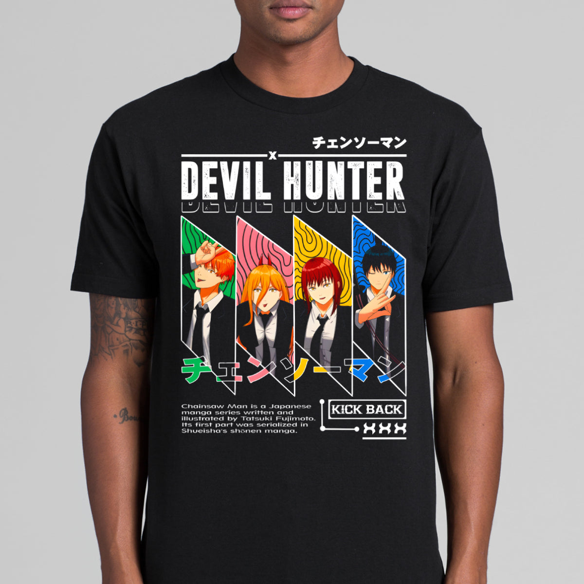 Chainsaw Man V12 T-shirt Japanese anime Tee