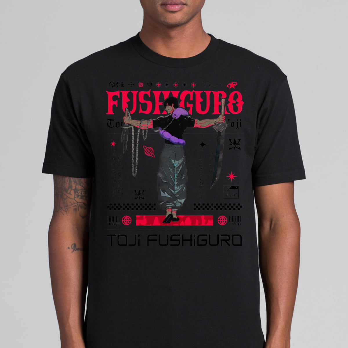 jujutsu kaisen V25 Toji T-Shirt Japanese Anime Tee