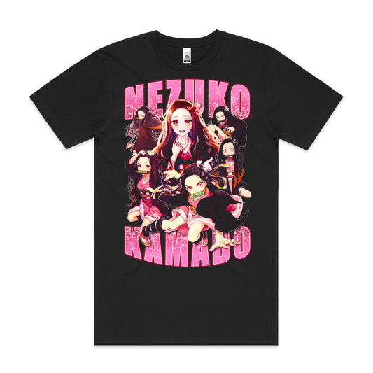 Demon Slayer Nezuko Kamado Ver10 T-shirt Japanese Anime Tee