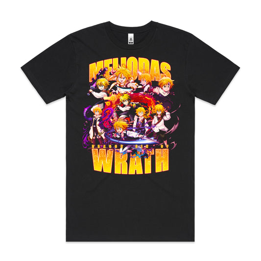 Seven Deadly Sins Meliodas Wrath T-shirt Japanese Anime Tee