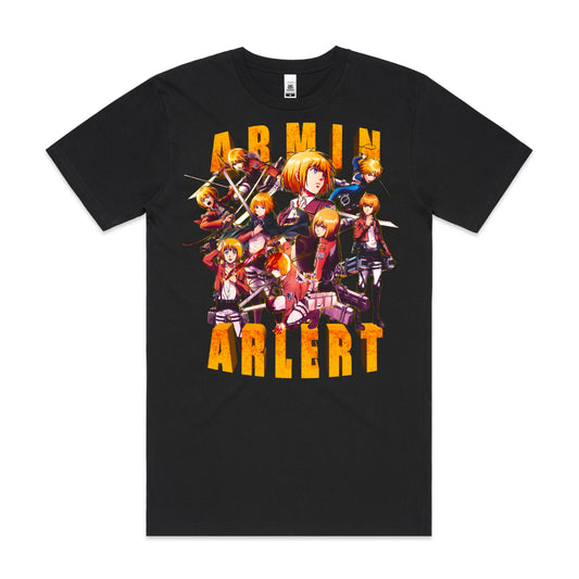Attack on Titan Armin Alert T-shirt Japanese anime Tee