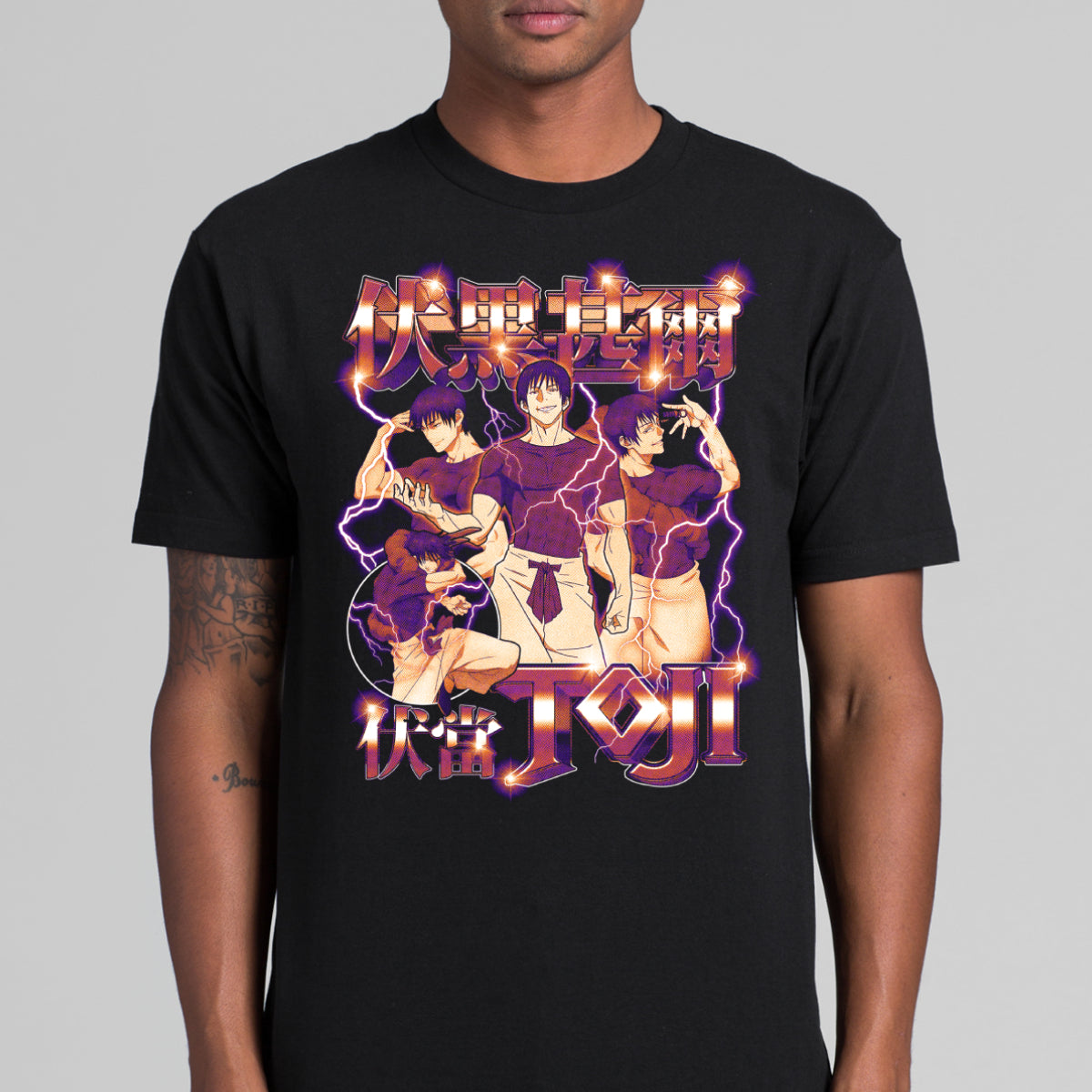 jujutsu kaisen V26 Toji T-Shirt Japanese Anime Tee