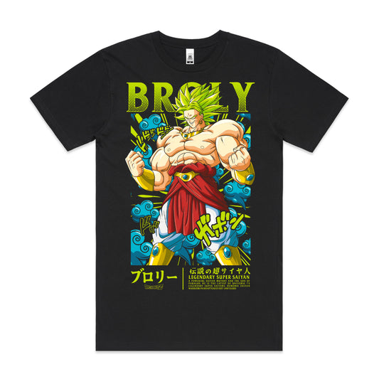 Dragon Ball Z Broly V3 T-Shirt Japanese Anime Tee