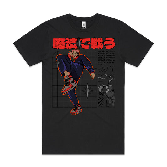 Jujutsu Kaisen Itadori X Sakuna T-Shirt V3 Japanese Anime Tee