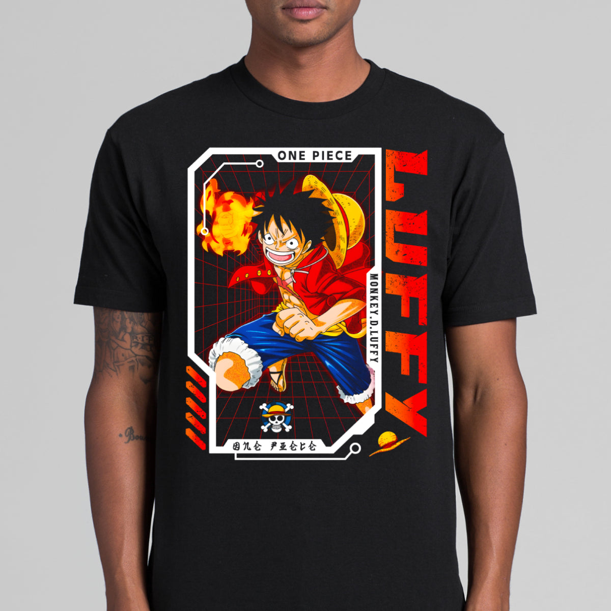 One Piece Luffy V33 T-Shirt Japanese Anime Tee