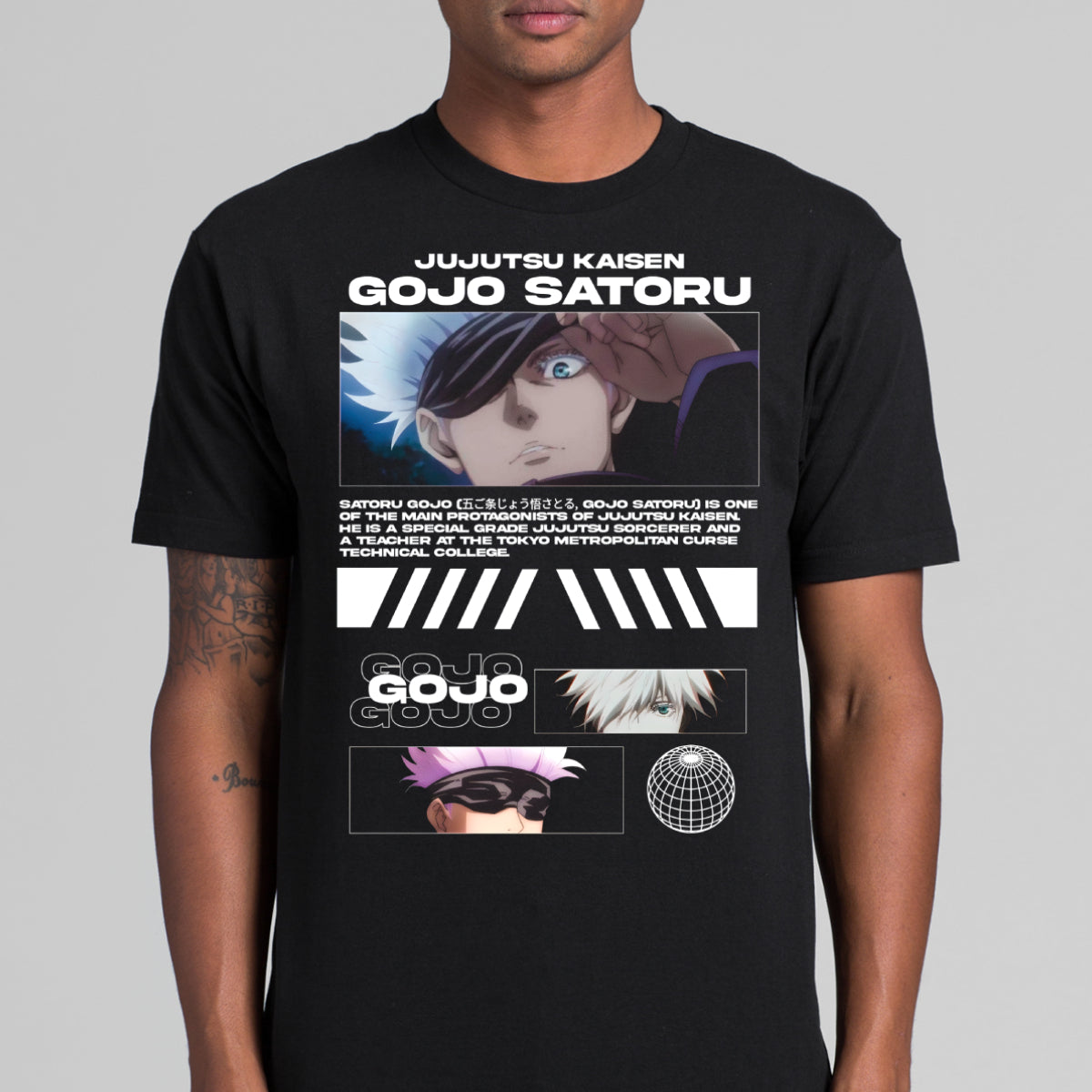 Jujutsu Kaisen Satoru Gojo V14 T-shirt Japanese Anime Tee