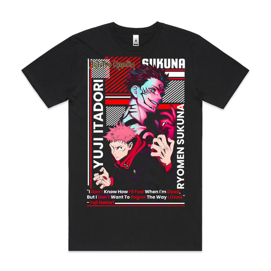 Jujutsu Kaisen Itadori X Sakuna T-Shirt V4 Japanese Anime Tee
