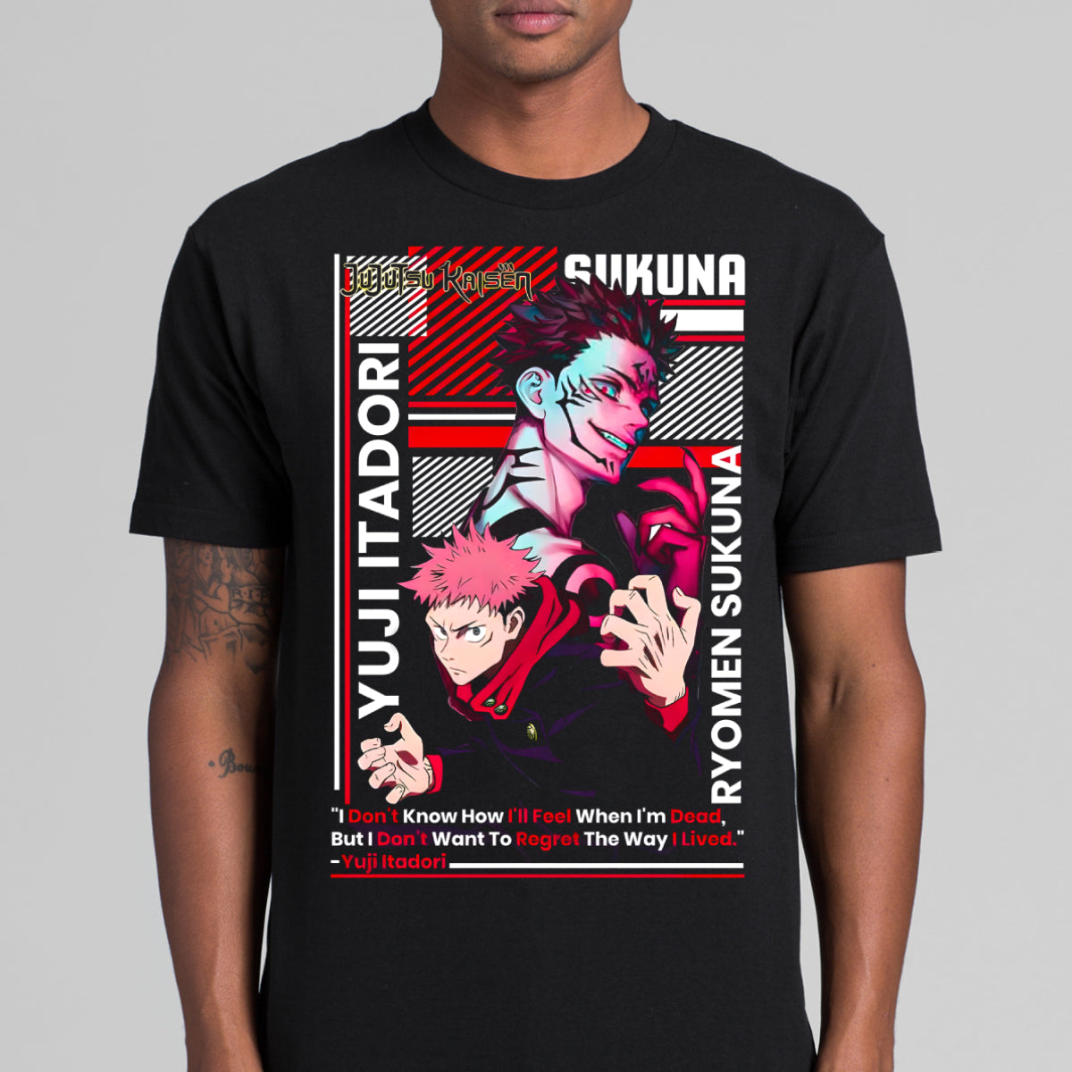 Jujutsu Kaisen Itadori X Sakuna T-Shirt V4 Japanese Anime Tee