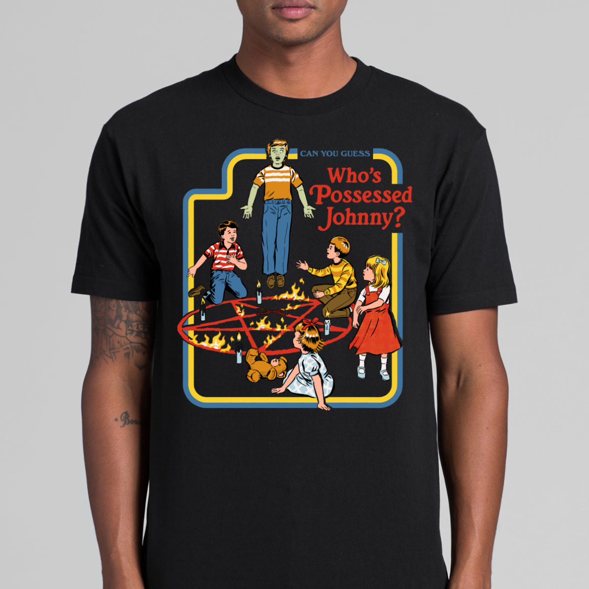 Who's Possed Johnny? T-shirt Funny Cartoon Tee