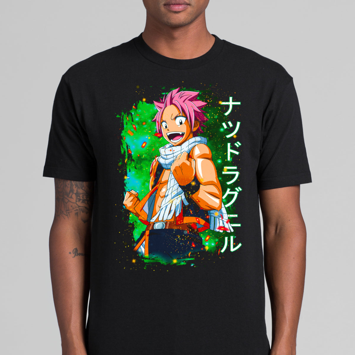 Fairy Tail Natsu Dragneel V2 T-Shirt Japanese Anime Tee