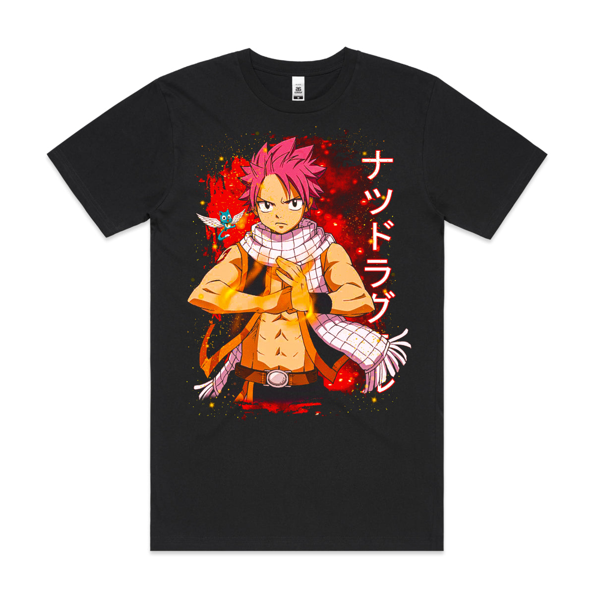 Fairy Tail Natsu Dragneel V3 T-Shirt Japanese Anime Tee