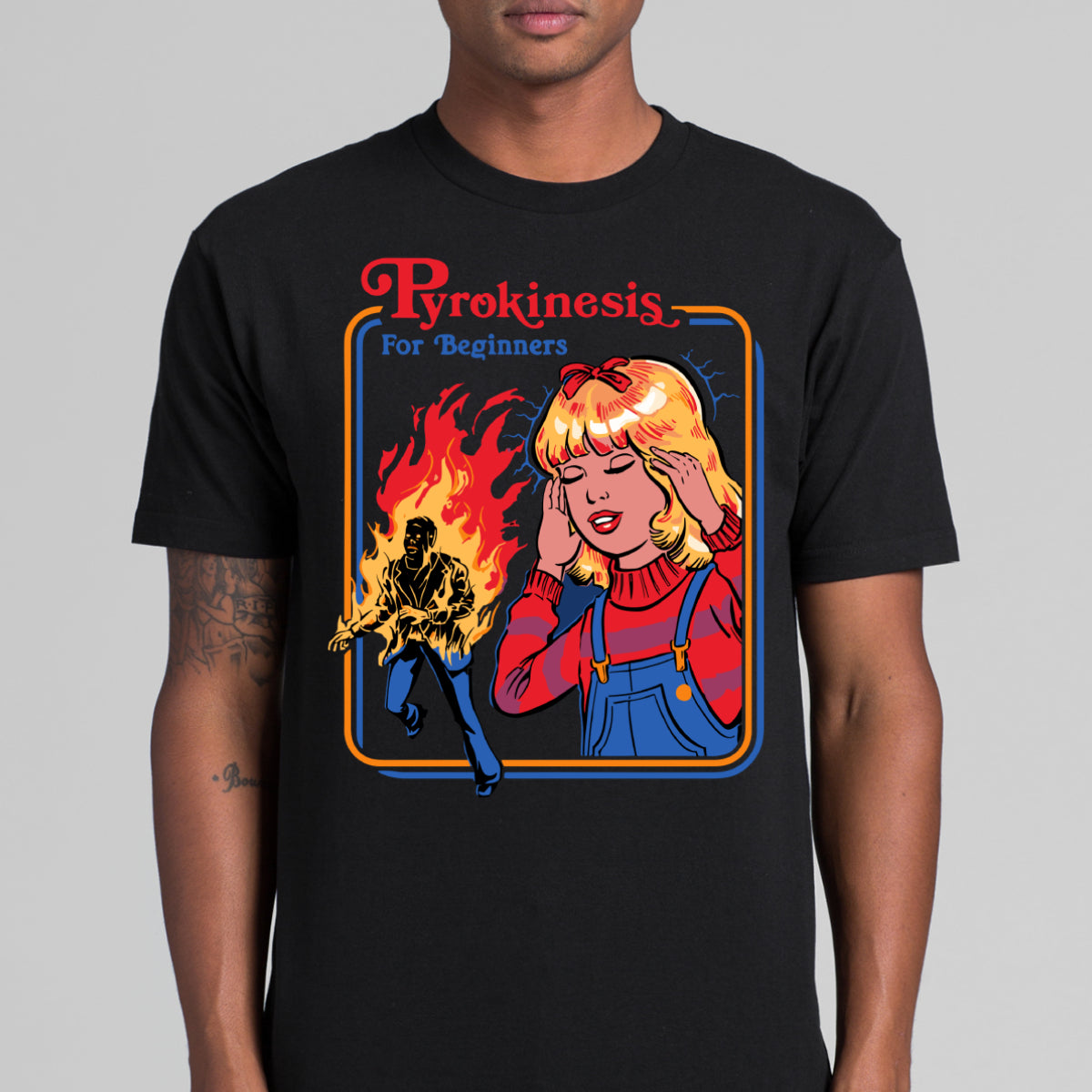 Pyrokinesis For Beginner T-shirt Funny Cartoon Tee