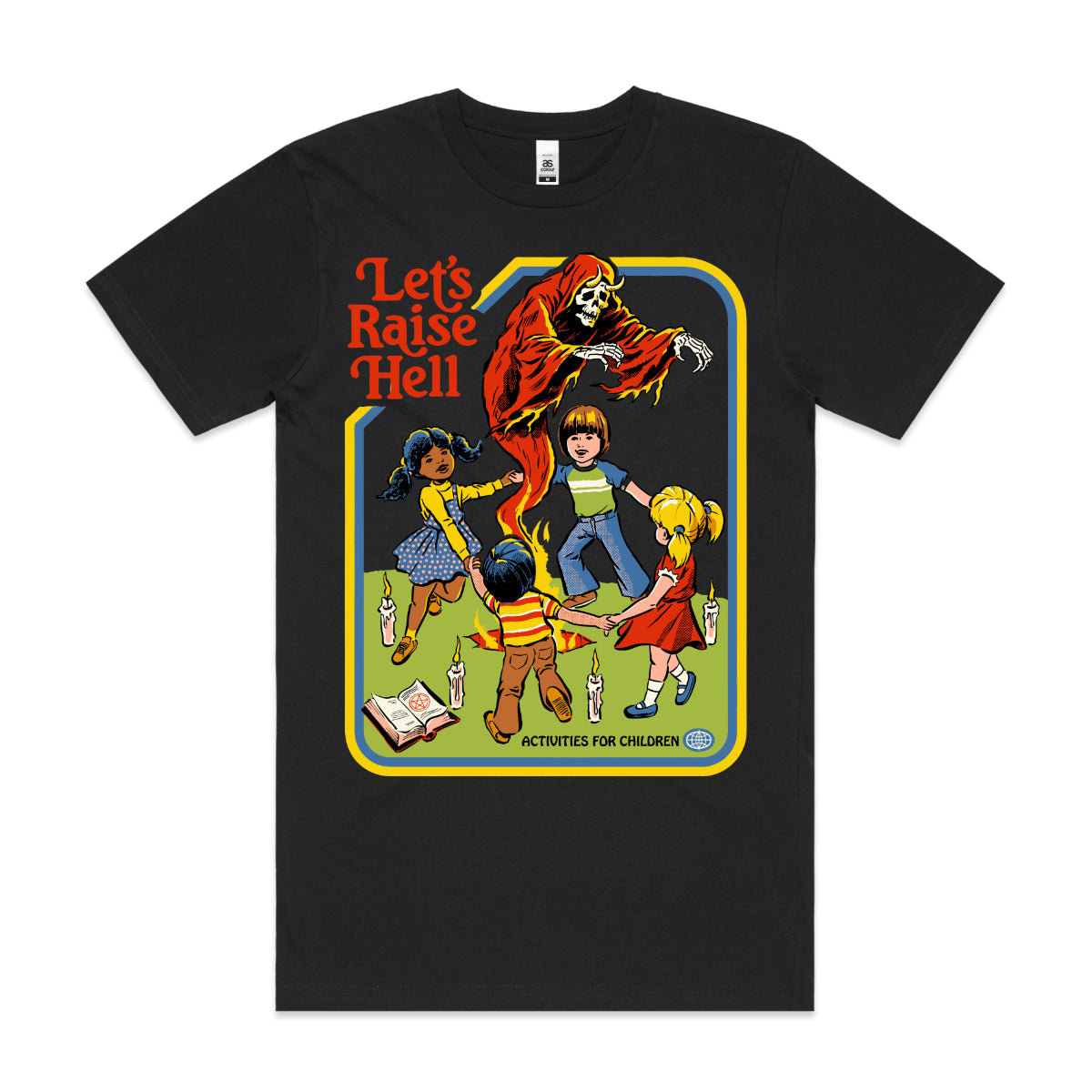 Let's Raise Hell T-shirt Funny Cartoon Tee