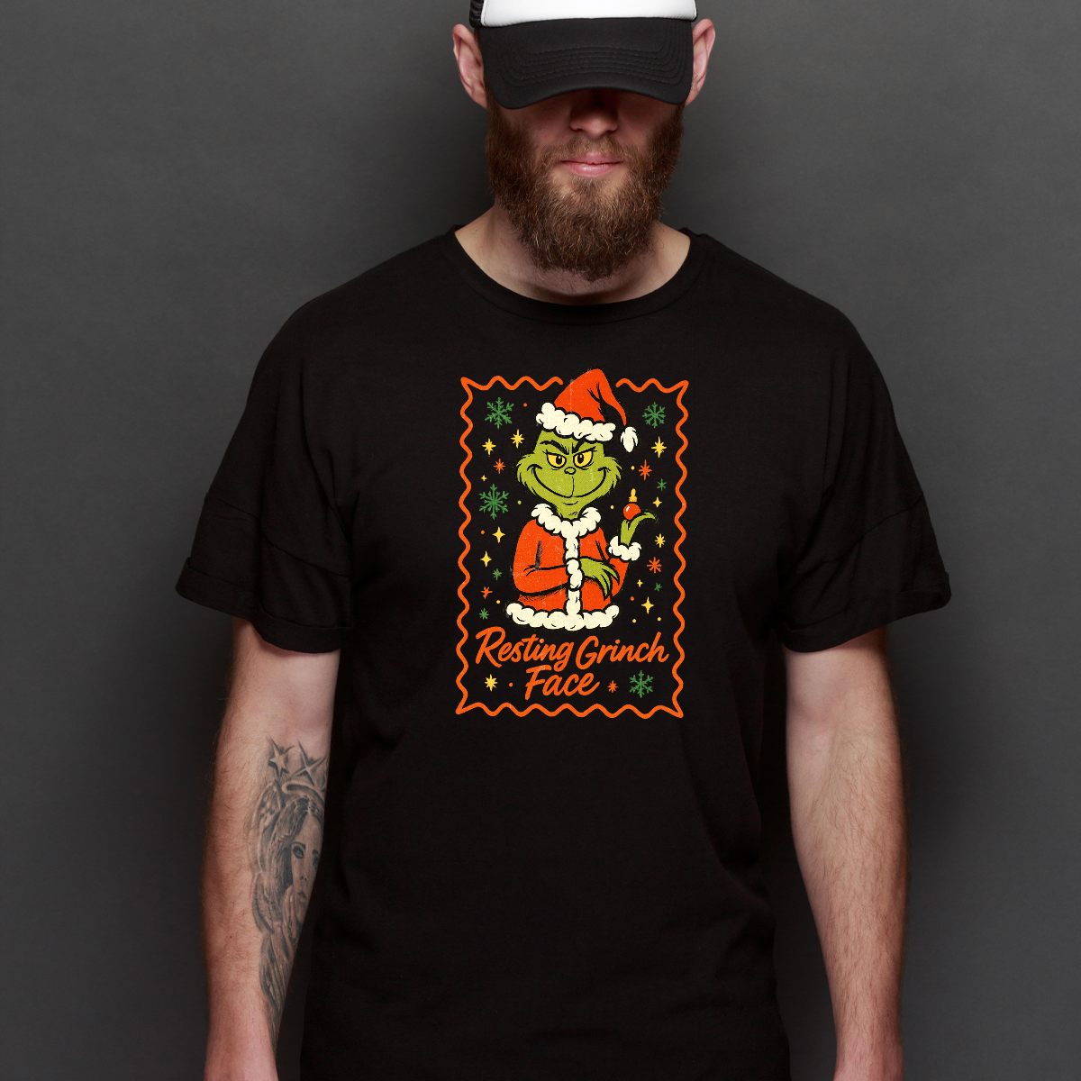 The Grinch Christmas V10 T-Shirt Cartoon Tee