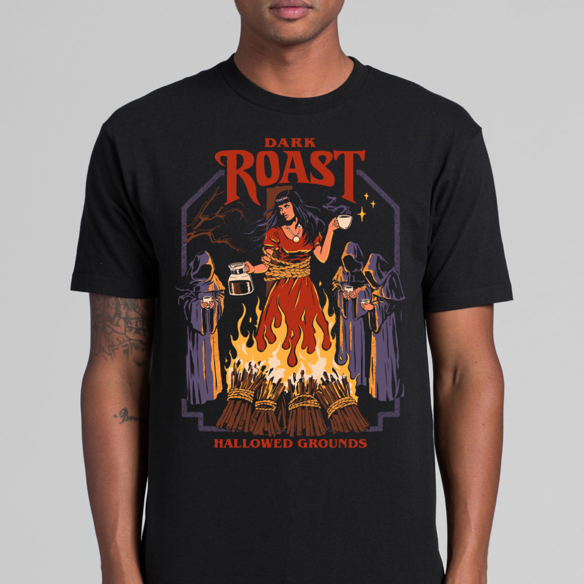 Dark Roast T-shirt Funny Cartoon Tee