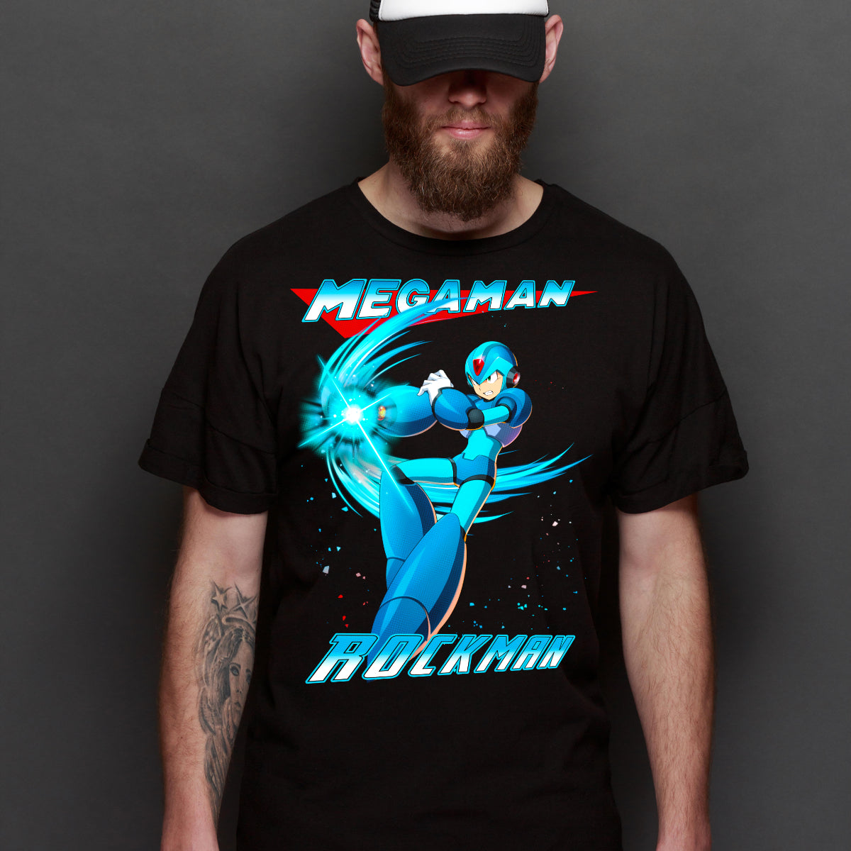 Megaman Rockman T-shirt Japanese Anime Tee