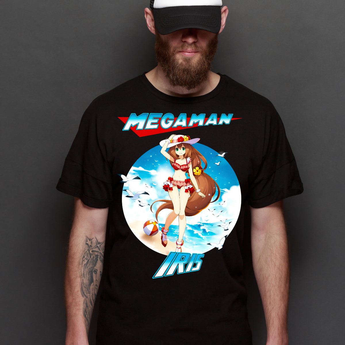 Megaman Iris V2 T-shirt Japanese Anime Tee