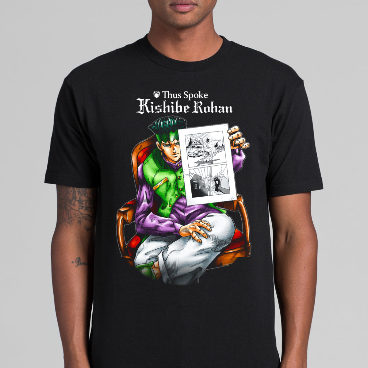 Jojo's Bizarre Adventure Rohan Kishibe V2 T-shirt Japanese anime