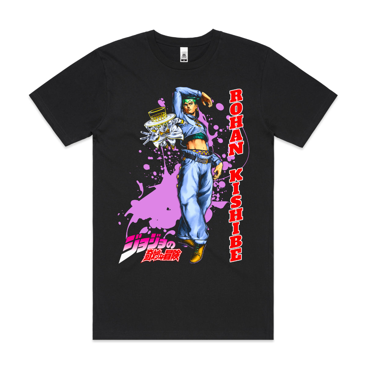 Jojo's Bizarre Adventure Rohan Kishibe T-shirt Japanese anime