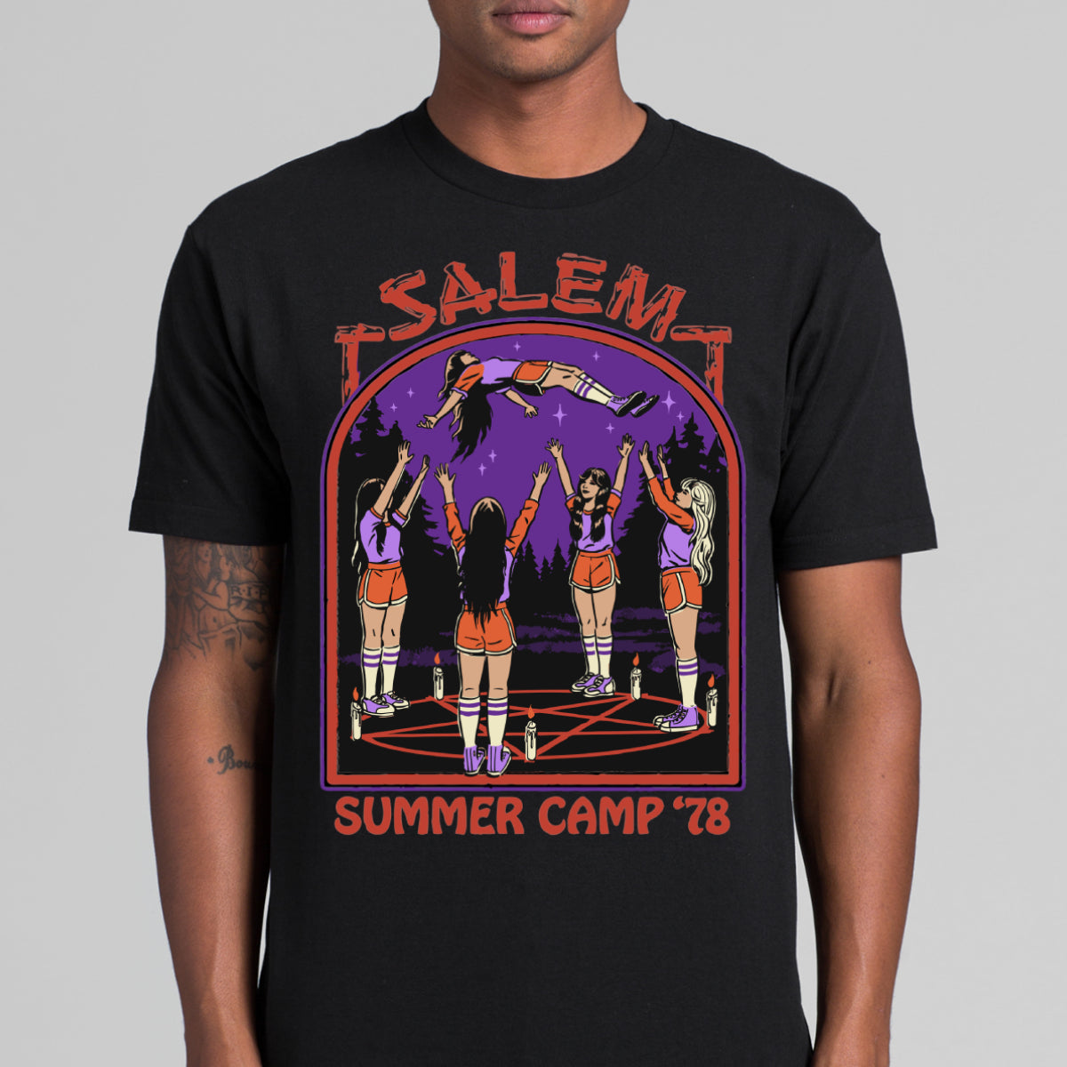 Salem Summer Camp '78 T-shirt Funny Cartoon Tee