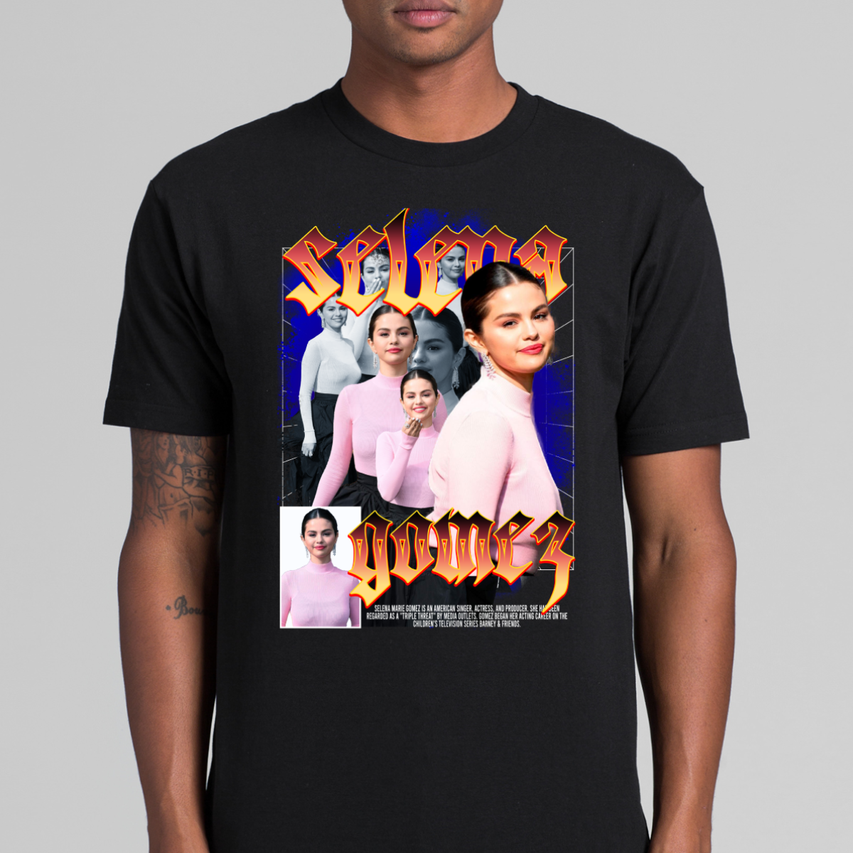 Selena Gomez V2 T-Shirt Artist Family Fan Music Pop Culture