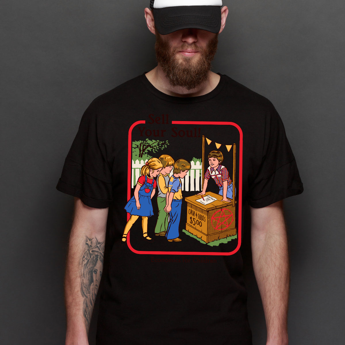 Sell Your Soul T-shirt Funny Cartoon Tee