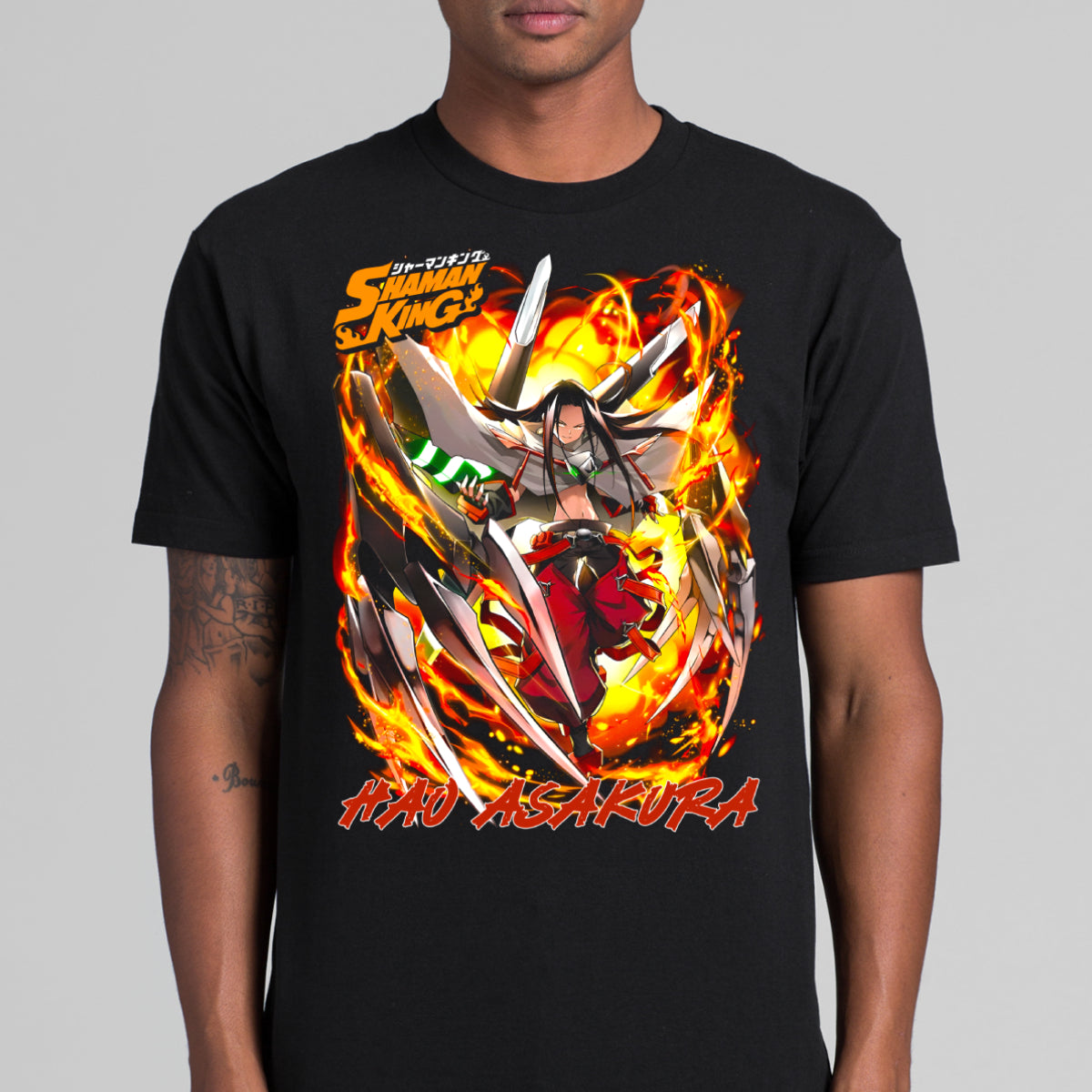 Shaman King Hao Asakura T-shirt Japanese Anime Tee