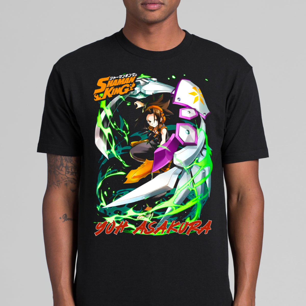 Shaman King Yoh Asakura T-shirt Japanese Anime Tee