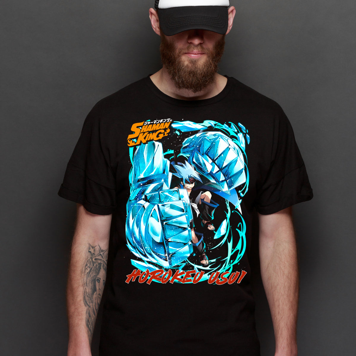 Shaman King Hurukeu Usui T-shirt Japanese Anime Tee