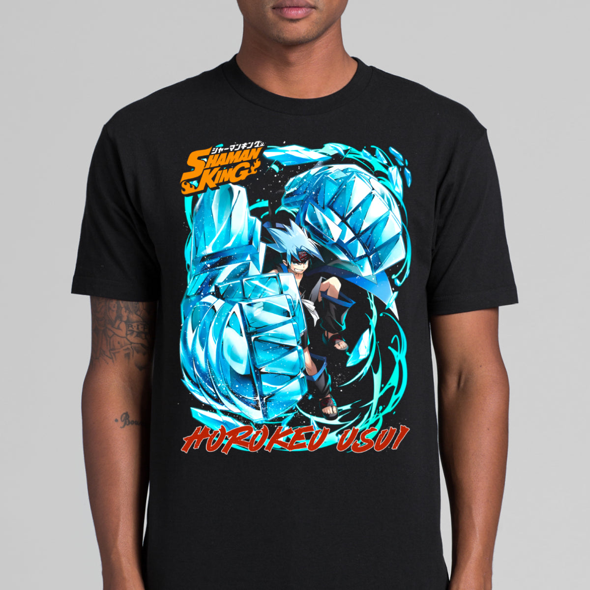 Shaman King Hurukeu Usui T-shirt Japanese Anime Tee