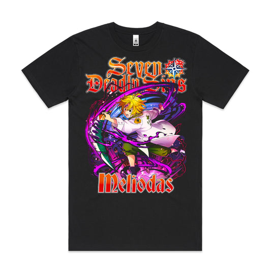 Seven Deadly Sins Meliodas Wrath V2 T-shirt Japanese Anime Tee