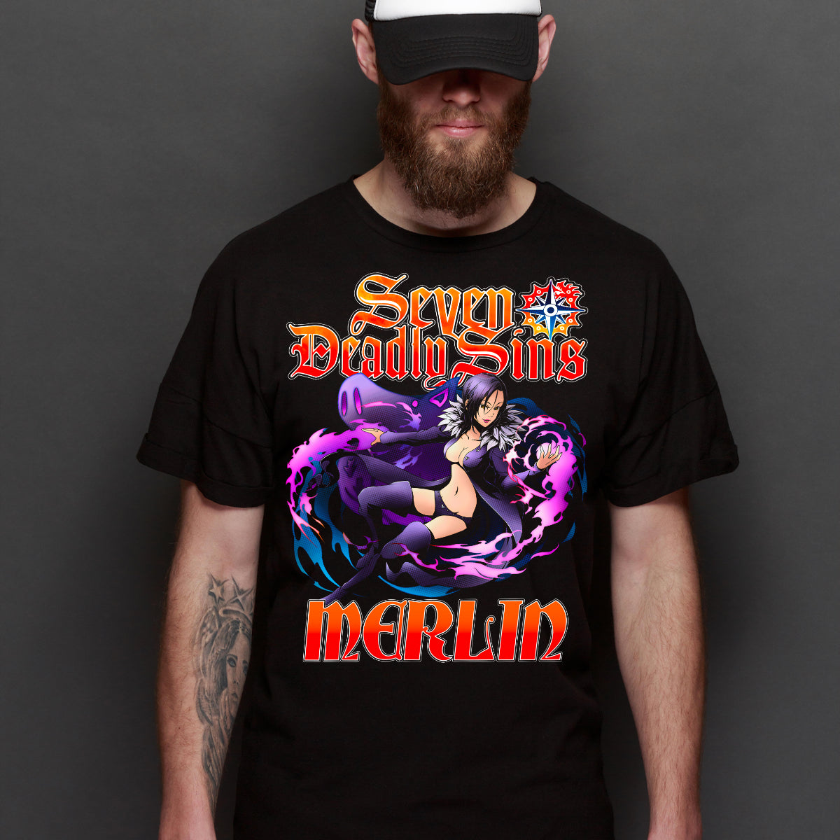 Seven Deadly Sins V6 T-shirt Japanese Anime Tee