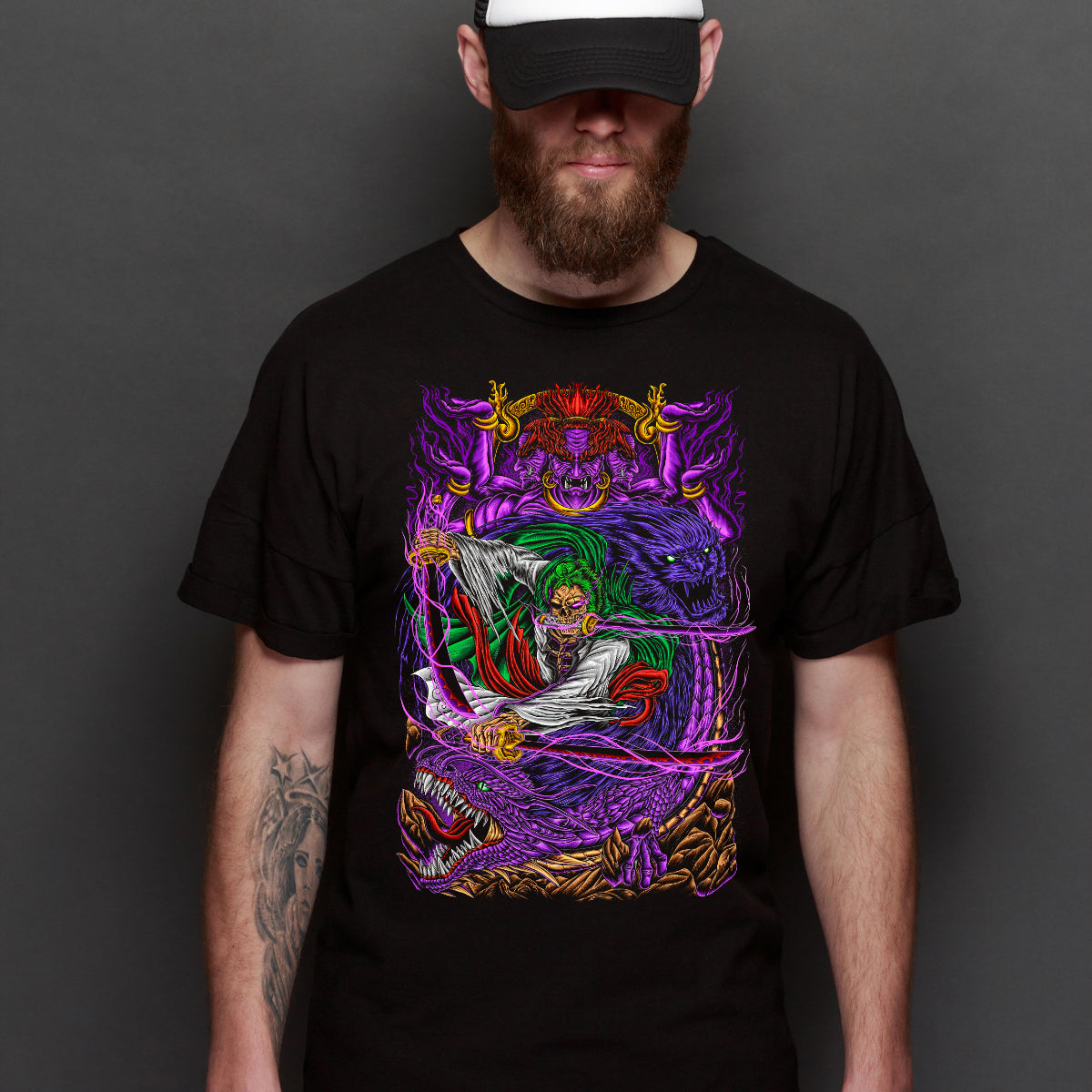 One Piece Roronoa Zoro V4 T-Shirt Japanese Anime Tee