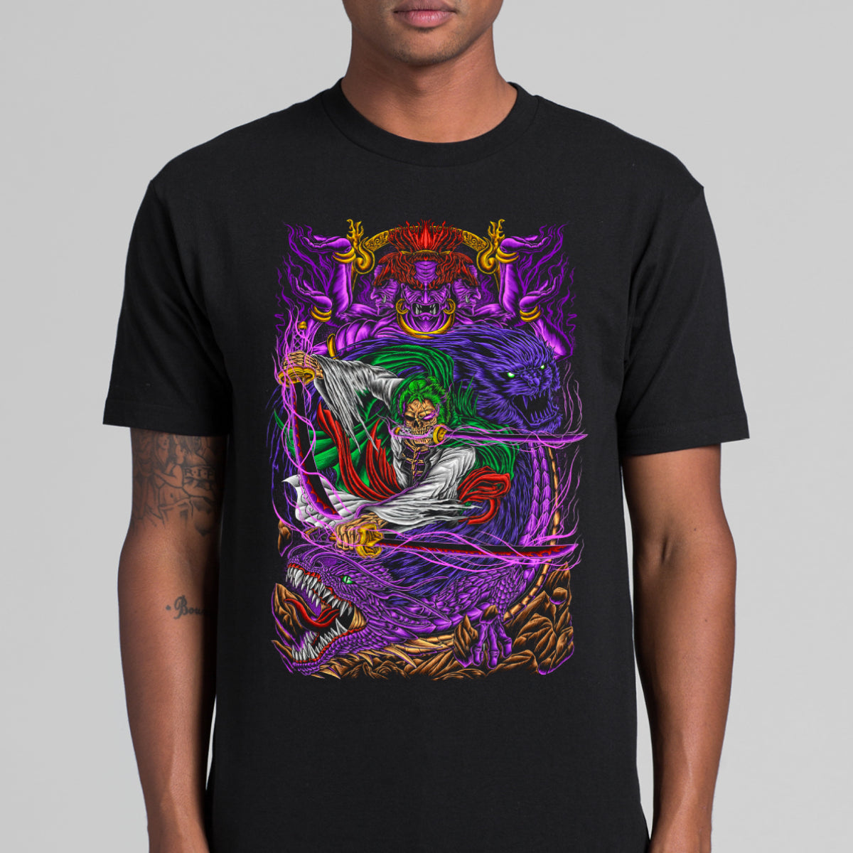 One Piece Roronoa Zoro V4 T-Shirt Japanese Anime Tee