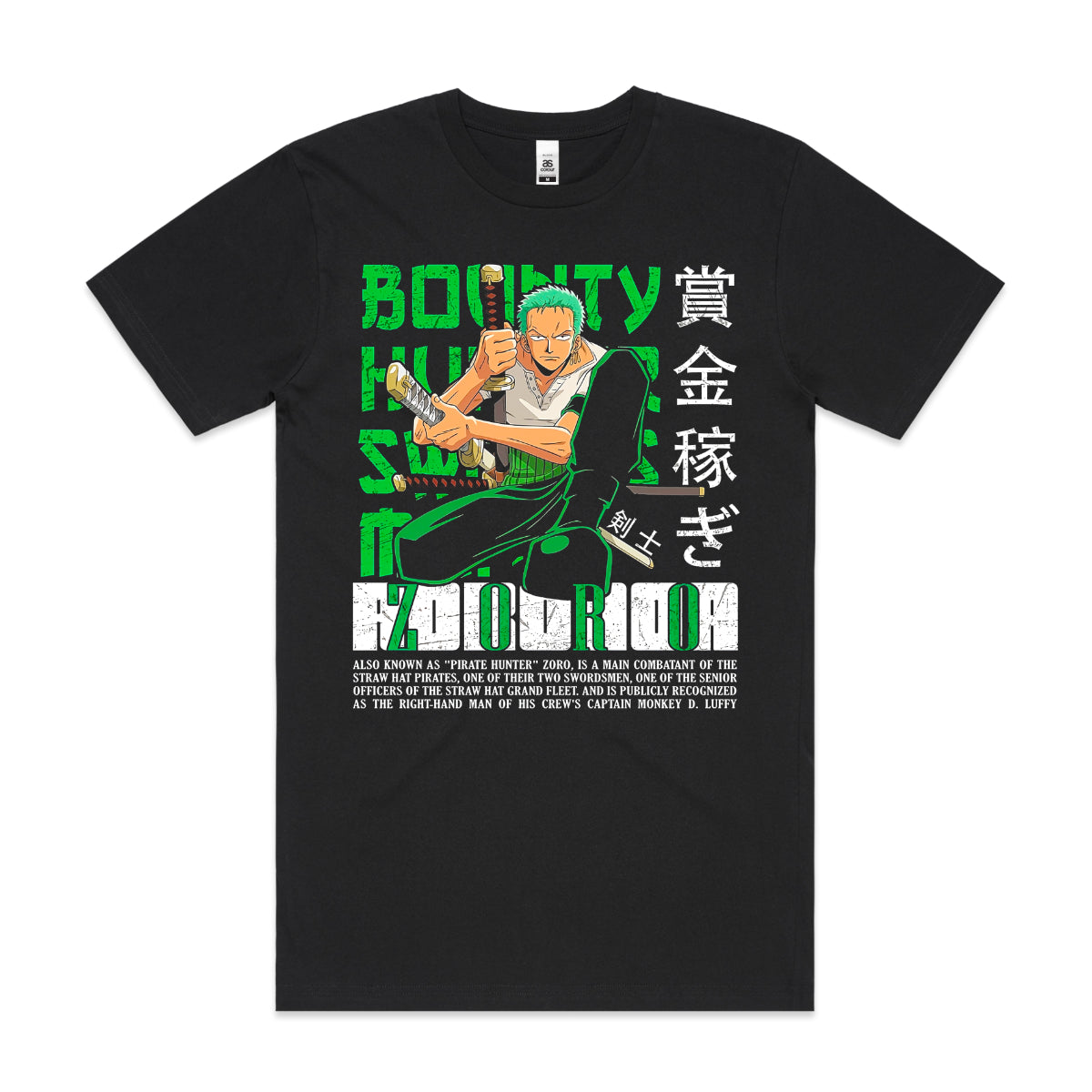 One Piece Roronoa Zoro V5 T-Shirt Japanese Anime Tee