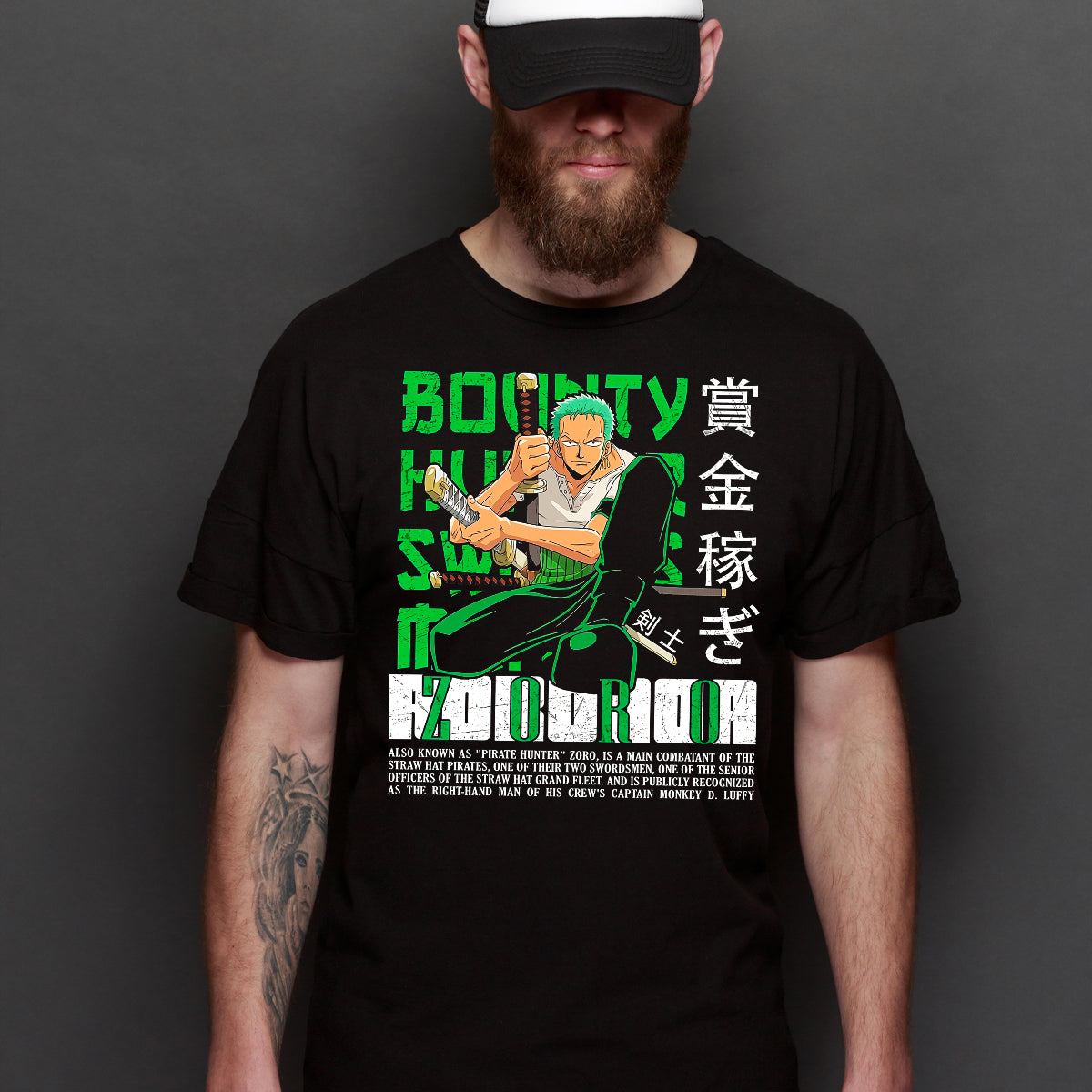 One Piece Roronoa Zoro V5 T-Shirt Japanese Anime Tee