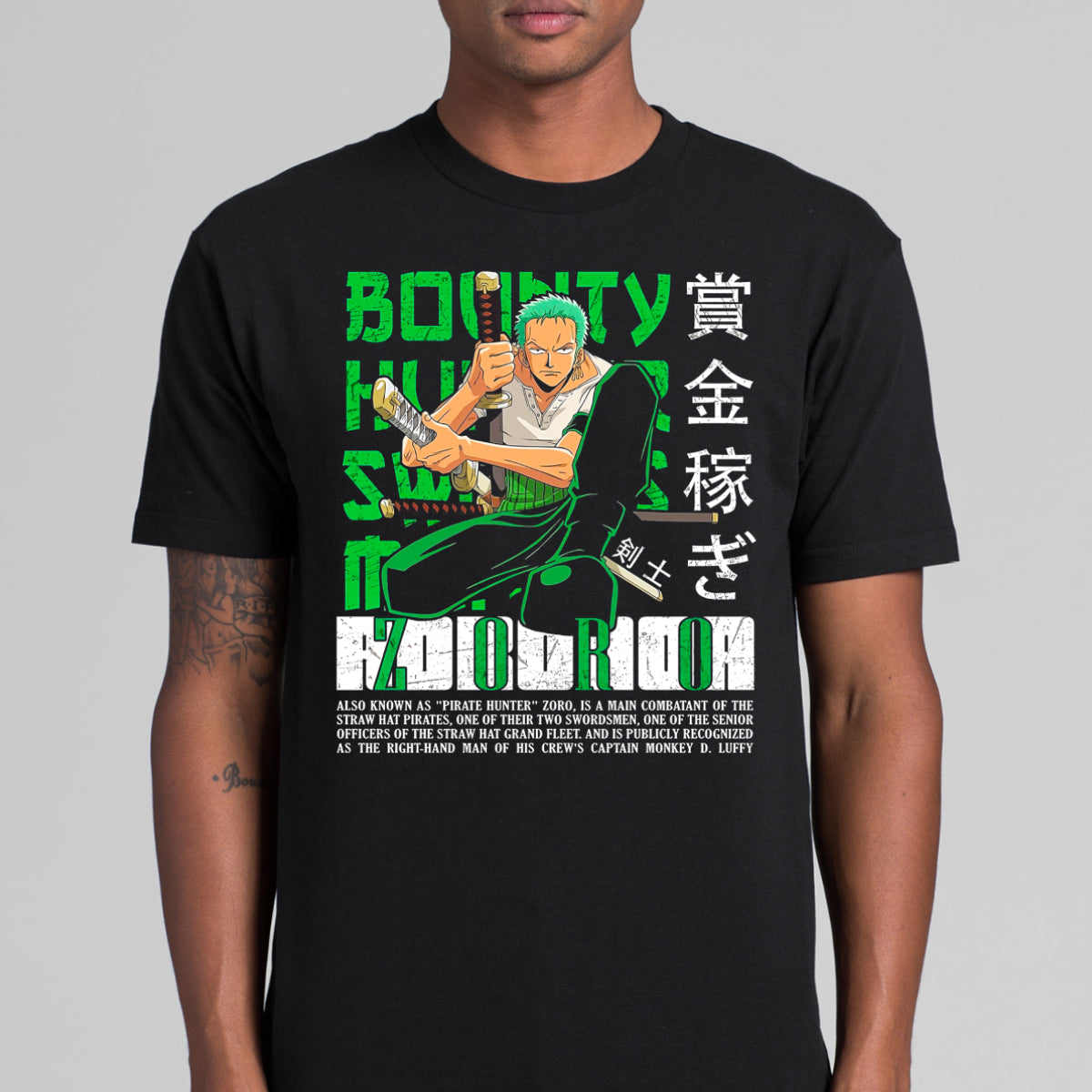 One Piece Roronoa Zoro V5 T-Shirt Japanese Anime Tee