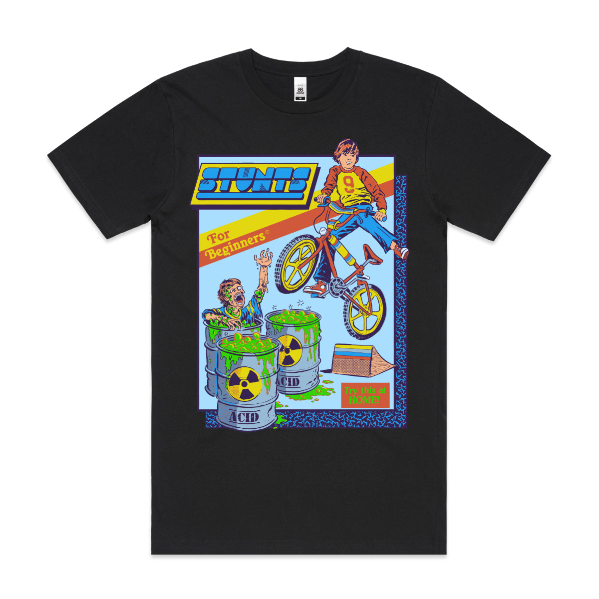 Stunts For Beginners T-shirt Funny Cartoon Tee