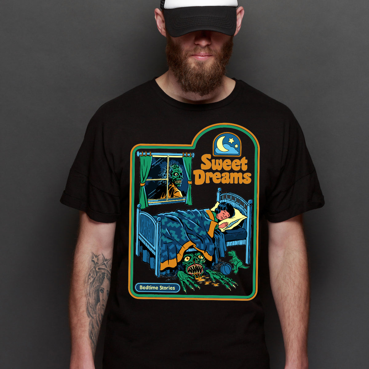 Sweet Dreams Bedtime Stories T-shirt Funny Cartoon Tee