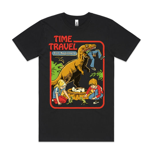 Time Travel For Beginners T-shirt Funny Cartoon Tee