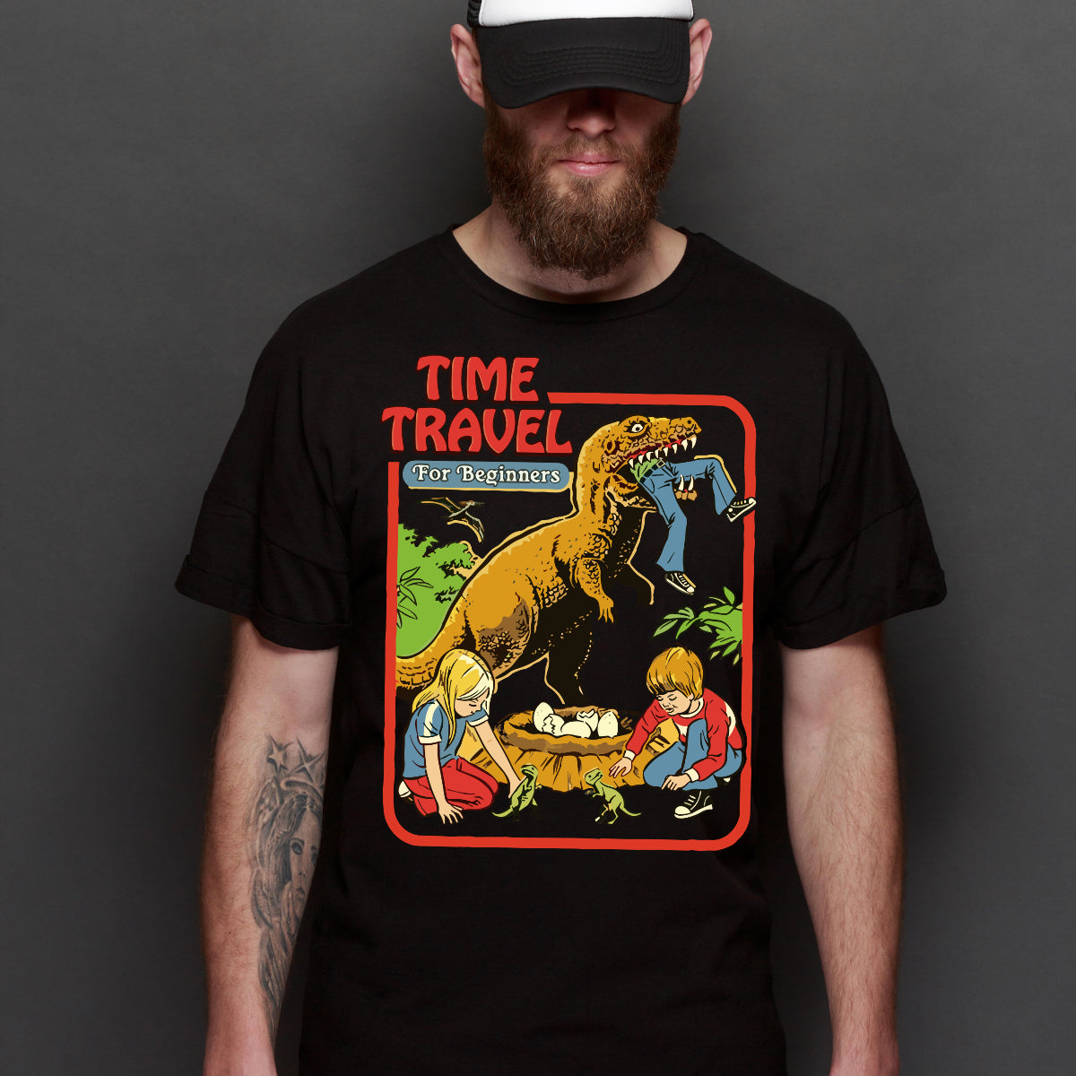 Time Travel For Beginners T-shirt Funny Cartoon Tee