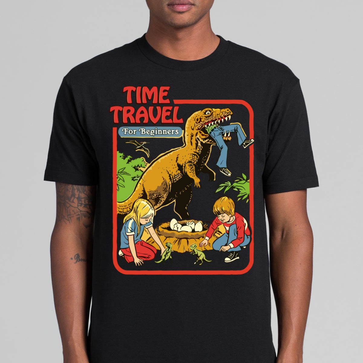 Time Travel For Beginners T-shirt Funny Cartoon Tee